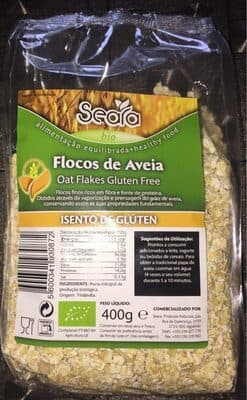 Flocos Seara de Aveia Finos BIO sem Glúten