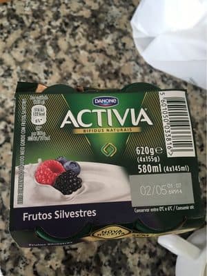 Bifidus Danone Activia Lãquido Frutos Silvestres