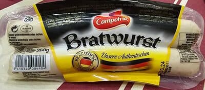 Salsichas Alemãs Bratwurst Campofrio