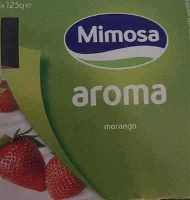 Iogurte Mimosa Aroma Morango