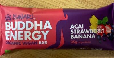 Barra Iswari Energética Açaí Morango e Banana BIO