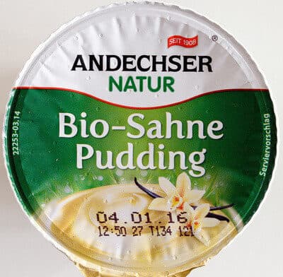 Pudim Andechser Baunilha BIO