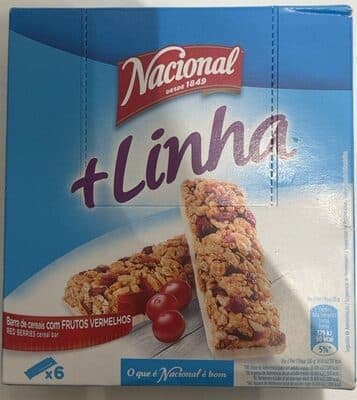 Barras Nacional Cereais Frutos Vermelhos