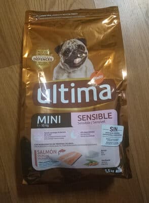 Ração para Cão Ultima Mini Sensitive com Salmão