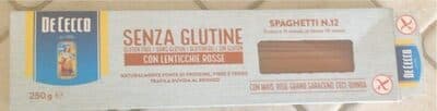 Esparguete sem Glúten De Cecco Lentilha Vermelha