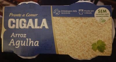 Arroz Agulha Cigala Pronto a Comer