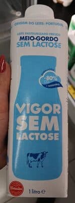Leite Vigor Pasteurizado Meio Gordo sem Lactose