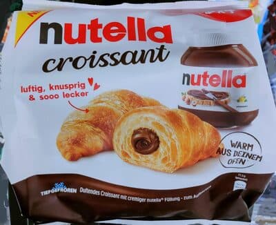 Croissant Recheado Nutella Chocolate