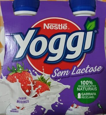 Iogurte Yoggi Líquido sem Lactose Morango