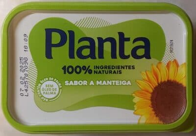 Creme Vegetal Planta P/Barrar Sabor Manteiga