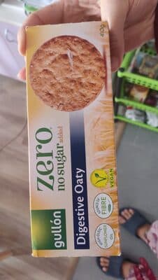 Bolacha Gullon Digestive Aveia sem Açúcares Adicionados