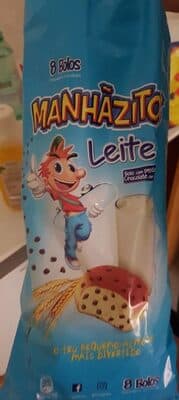 Bolo Manhazitos Recheado Leite