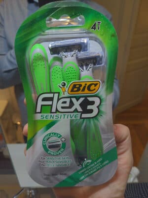 Máquina BIC Descartável Flex 3 Sensitive