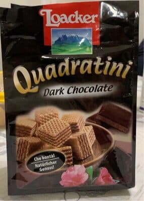 Bolacha Loacker Quadratini Dark Noir