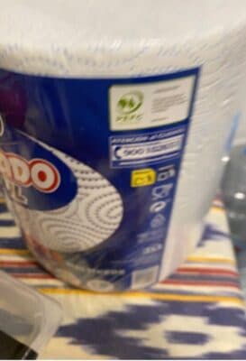 Rolo de Cozinha Foxy Jumbo Tornado Azul