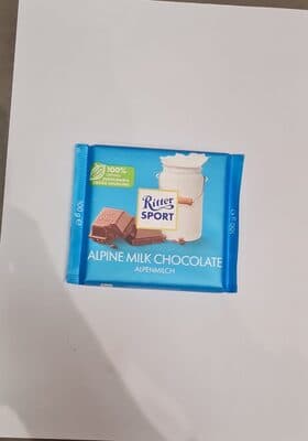 Chocolate Ritter Sport Leite Alpine Sport