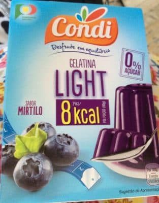 Gelatina Condi Mirtilo Light