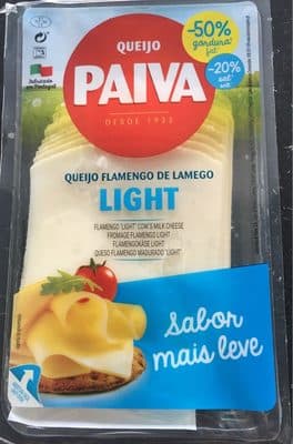 Queijo Flamengo Paiva Light Fatias