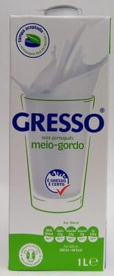 Leite UHT Gresso Meio Gordo
