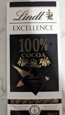 Tablete Lindt Chocolate Negro Excellence 100%