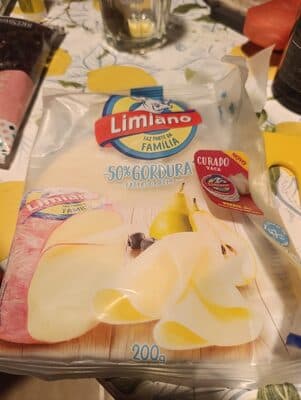 Queijo Limiano Fatias Menos 50% Gordura