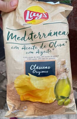 Batatas Fritas Lay's Lisas Mediterrâneas