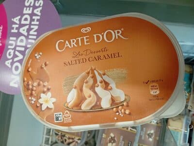 Gelado Carte d'Or Salted Caramel