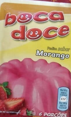 Pudim Boca Doce Morango